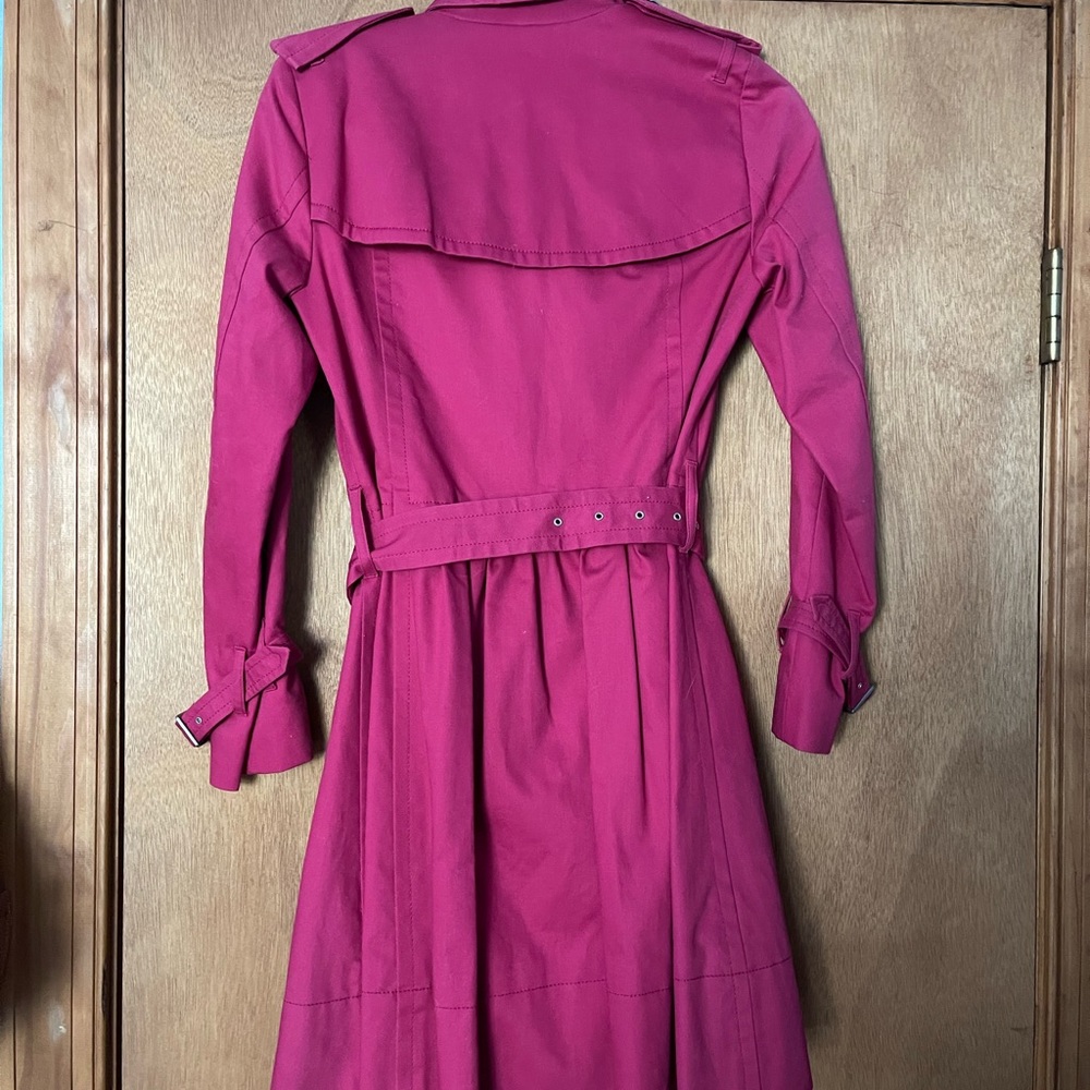 Marc by Marc Jacobs Raspberry Trench Coat - Picture 2 of 3